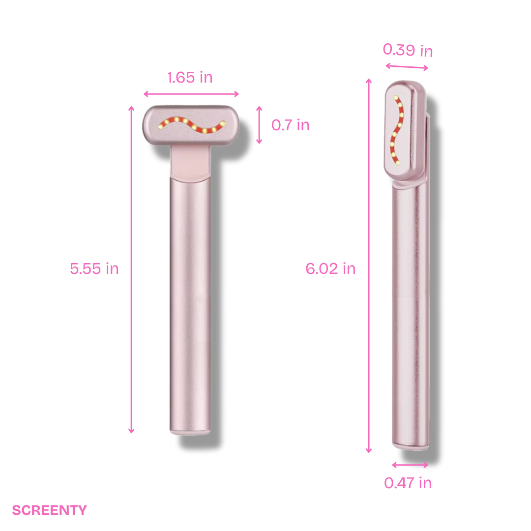 Screenty Wand™ | 4 in 1 Facial Wand Red Light Therapy